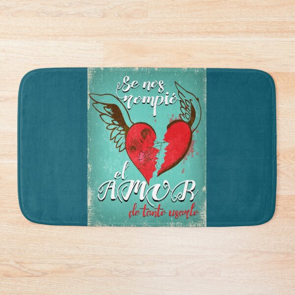 Item preview, Our love broke from overuse Blue Background designed and sold by JmB Folkloricas.