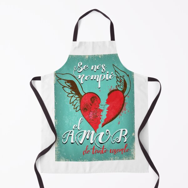 Item preview, Our love broke from overuse Blue Background designed and sold by JmB Folkloricas.