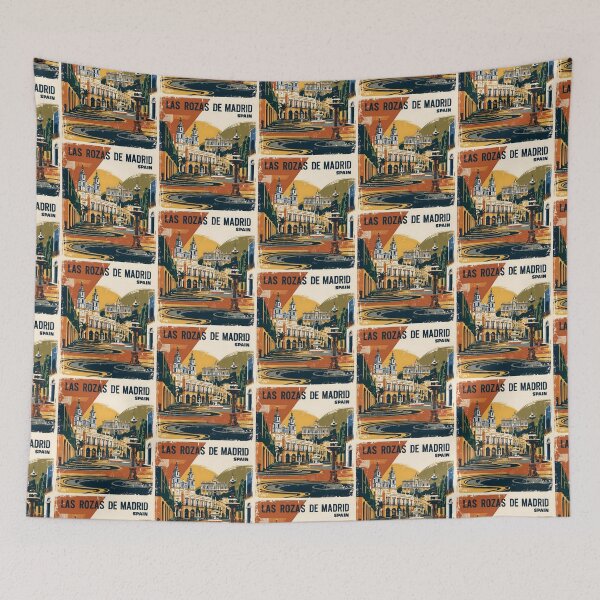 Item preview, Las Rozas de Madrid Spain Vintage Travel Tourism designed and sold by TravelersGems.