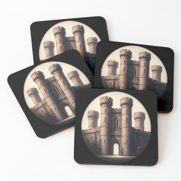 Item preview,  Majestic Medieval Castle Towers designed and sold by IllumeInk.