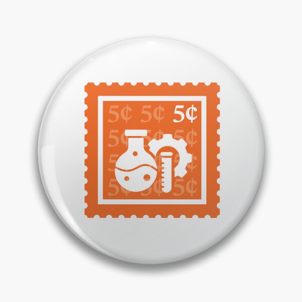 Item preview, Chemical Engineering | Orange & White Stamps | College Chemistry Major | Chem Science Graduate School Class | Engineer Job | University Degree Minor | StampHeed 007 designed and sold by StampHeed.