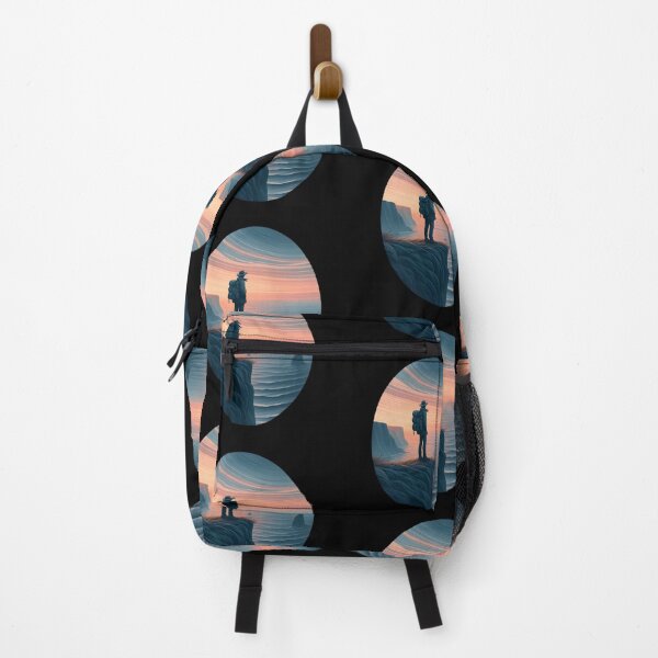Item preview, Explorer Overlooking Ocean at Sunset designed and sold by IllumeInk.