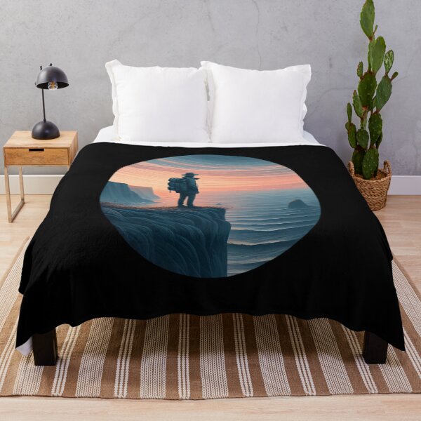 Item preview, Explorer Overlooking Ocean at Sunset designed and sold by IllumeInk.