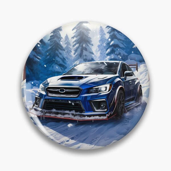 Item preview, Rally Car Tearing Through Snowy Terrain designed and sold by RevUpDesign.