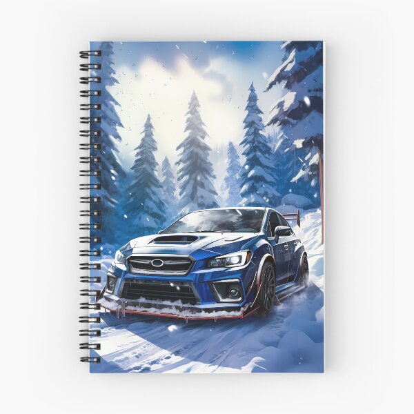 Item preview, Rally Car Tearing Through Snowy Terrain designed and sold by RevUpDesign.