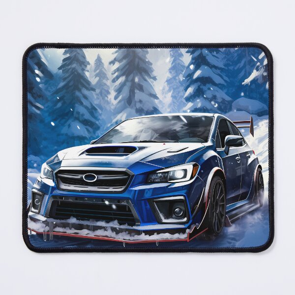 Item preview, Rally Car Tearing Through Snowy Terrain designed and sold by RevUpDesign.
