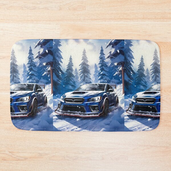 Item preview, Rally Car Tearing Through Snowy Terrain designed and sold by RevUpDesign.