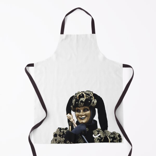 Item preview, Secret smile black and gold carnival reveller Venice designed and sold by woolcos.