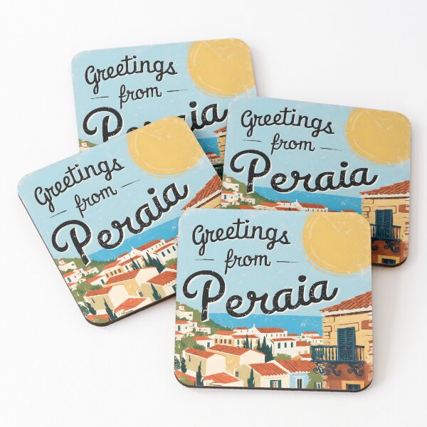 Item preview, Peraia Central Macedonia Postcard Vintage Retro Travel Vintage designed and sold by TravelPostcardGems.