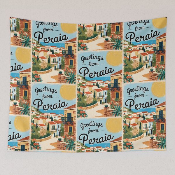 Item preview, Peraia Central Macedonia Postcard Vintage Retro Travel Vintage designed and sold by TravelPostcardGems.