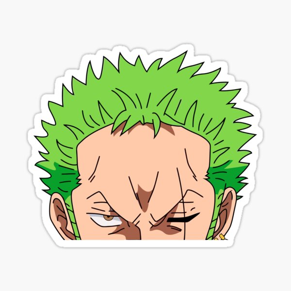 Item preview, Roronoa Zoro Sticker designed and sold by StickerDonArt.