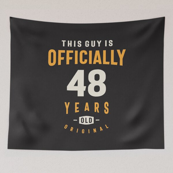 Item preview, This Guy is Officially 48 Years Old - 48th Birthday designed and sold by cidolopez.