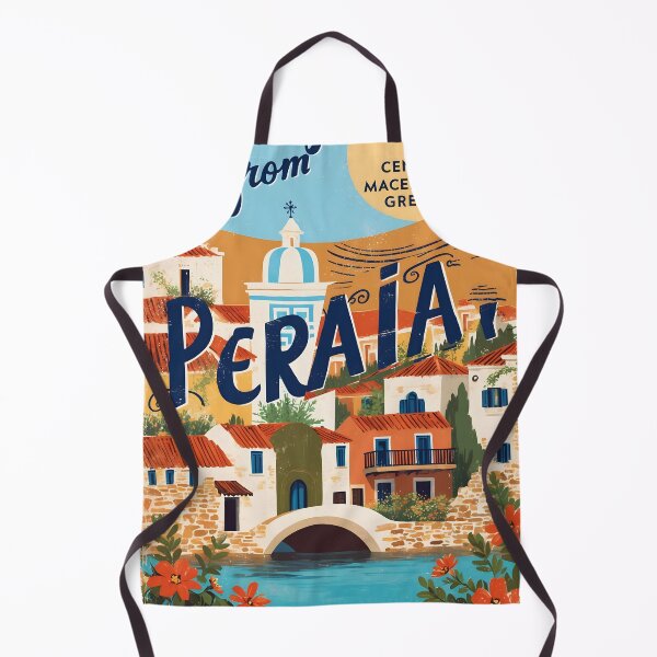 Item preview, Greetings from Peraia Central Macedonia Postcard Vintage Retro Travel Vintage designed and sold by TravelPostcardGems.
