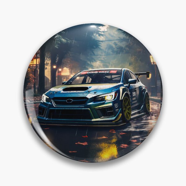 Item preview, Aggressive Custom Sports Car In Dark By Rainy Night designed and sold by RevUpDesign.
