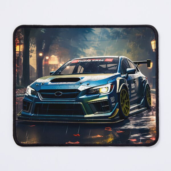 Item preview, Aggressive Custom Sports Car In Dark By Rainy Night designed and sold by RevUpDesign.