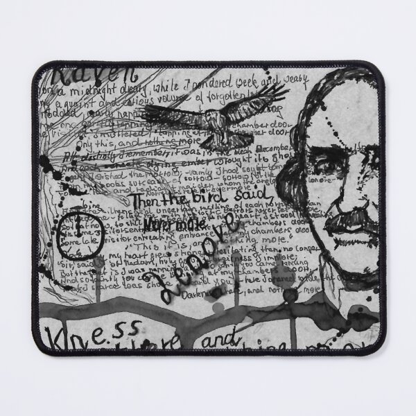 Item preview, Edgar Allen Poe - The Raven - Poet - Writer designed and sold by Marion Waschk.