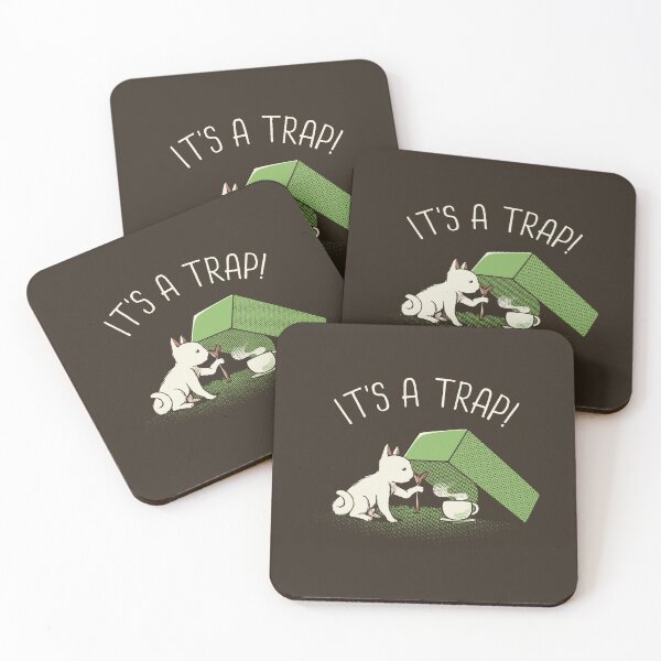 Item preview, It's A Trap Coffee Funny Cat by Tobe Fonseca designed and sold by Tobe Fonseca®.