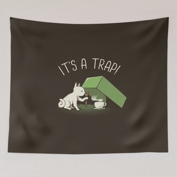 Item preview, It's A Trap Coffee Funny Cat by Tobe Fonseca designed and sold by Tobe Fonseca®.