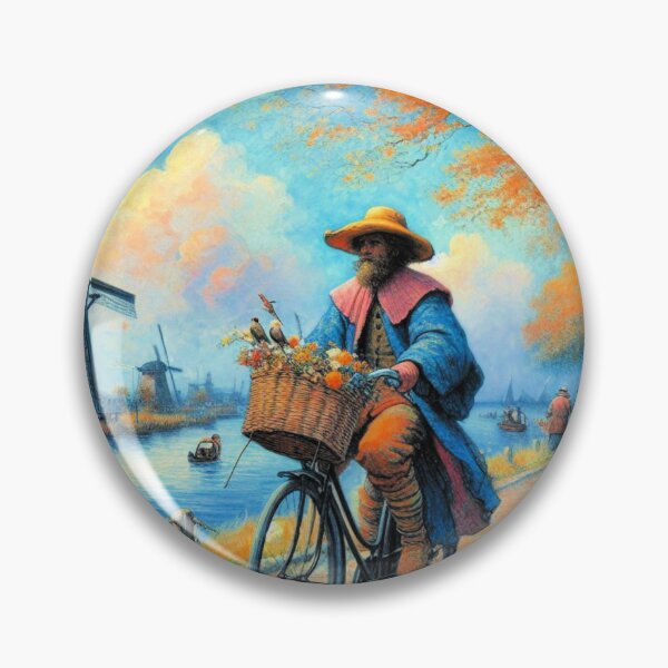 Item preview, Cycling Kinderdijk designed and sold by daweave77.