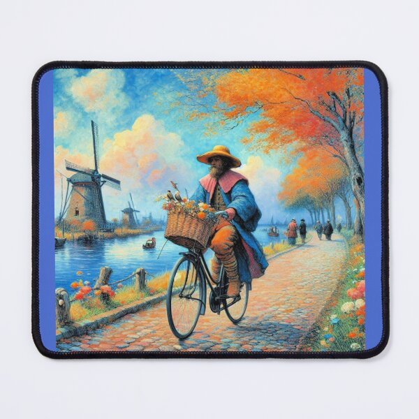 Item preview, Cycling Kinderdijk designed and sold by daweave77.