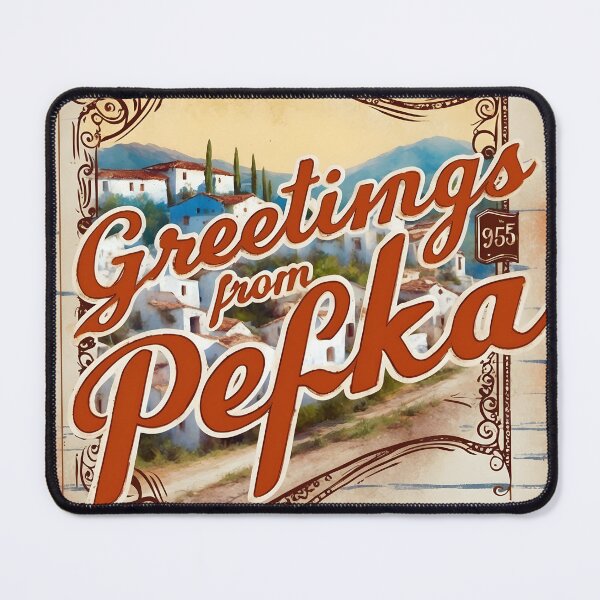 Item preview, Pefka Central Macedonia Greece Postcard Vintage Retro Travel Vintage designed and sold by TravelPostcardGems.
