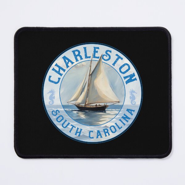 Item preview, Charleston South Carolina Vintage Sailboat Design designed and sold by Futurebeachbum.