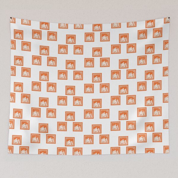 Item preview, Comparative Literature | Orange & White Stamps | College English Major | Creative Writing Graduate School Class | Librarian Job | University Degree Minor | StampHeed 007 designed and sold by StampHeed.