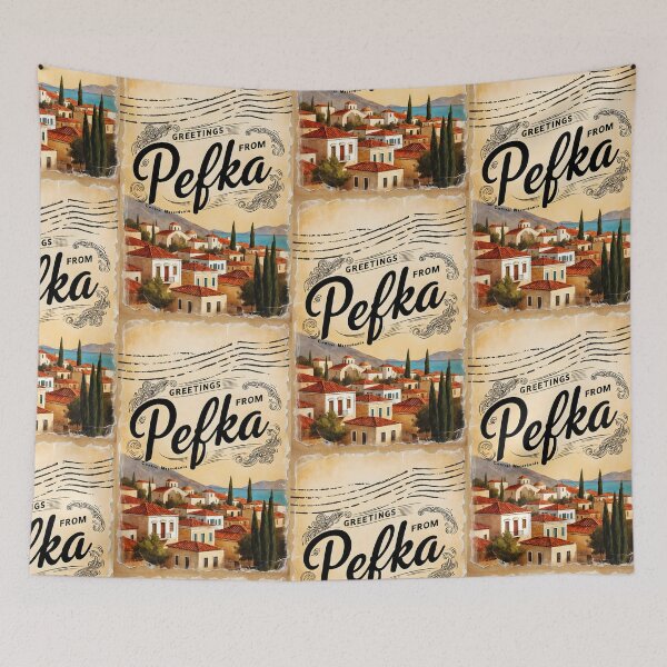 Item preview, Pefka Central Macedonia Postcard Vintage Retro Travel Vintage designed and sold by TravelPostcardGems.