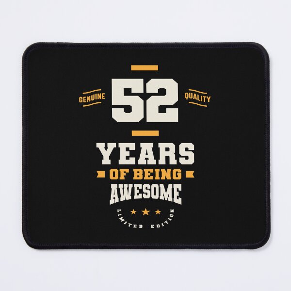 Item preview, 52 Years Of Being Awesome - 52nd Birthday designed and sold by cidolopez.