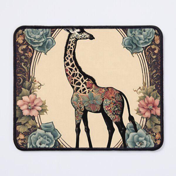 Item preview, Grace of the Savanna: Vintage Giraffe Stamp designed and sold by Vintagestamps.