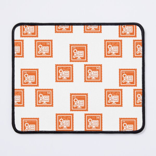 Item preview, Computer Engineering | Orange & White Stamps | College Programming Science Major | Comp Sci Graduate School Class | Software Engineer Job | University Degree Minor | StampHeed 007 designed and sold by StampHeed.