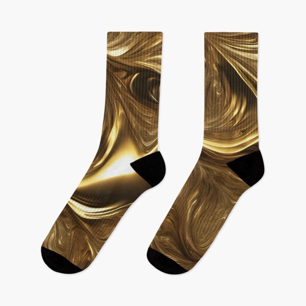Item preview, Flowing gold wave pattern designed and sold by Have Mercy.