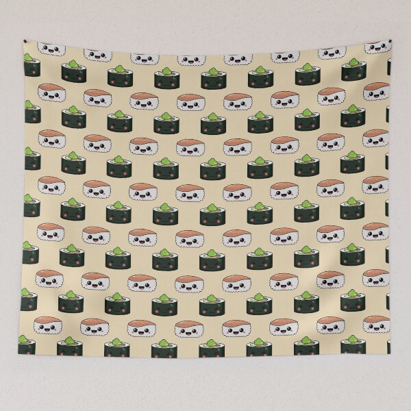 Item preview, Kawaii Sushi Pattern designed and sold by sasyall.