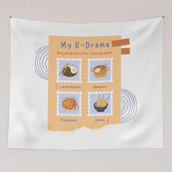 Item preview, My K-Drama Required Food For Viewing Shirt designed and sold by emcreativeprds.
