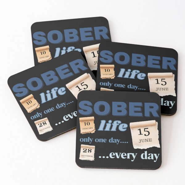Item preview, Sober Life One Day Every Day designed and sold by KateLeap.