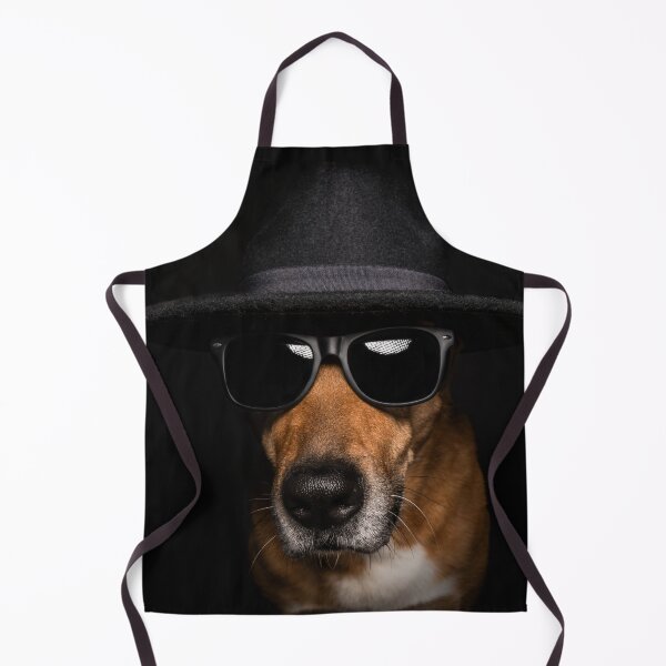 Item preview, A cool dog with a hat. Dog portrait with sunglasses designed and sold by PfotenGalerie.