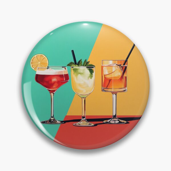 Item preview, Colorful Pop Art Cocktail Mix designed and sold by VivaVibeStyle.