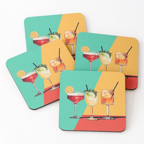 Item preview, Colorful Pop Art Cocktail Mix designed and sold by VivaVibeStyle.