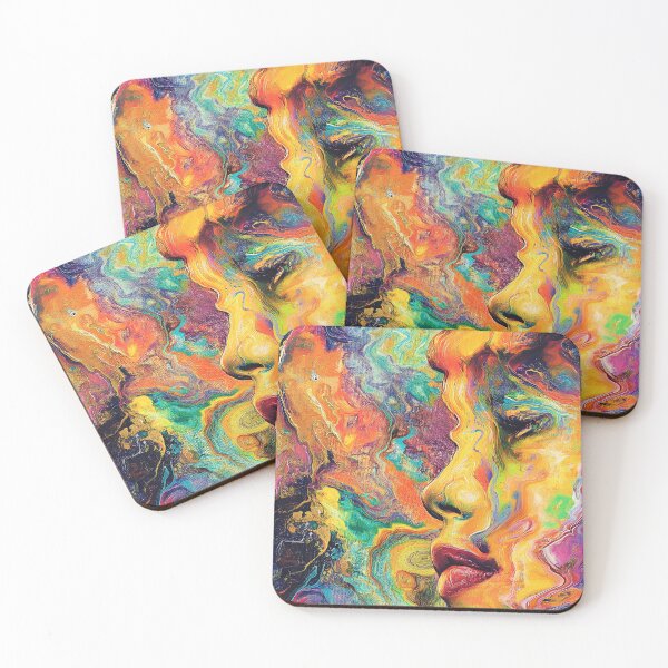 Item preview, Acrylic Pouring Art Girl designed and sold by desingmabre.