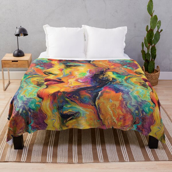 Item preview, Acrylic Pouring Art Girl designed and sold by desingmabre.