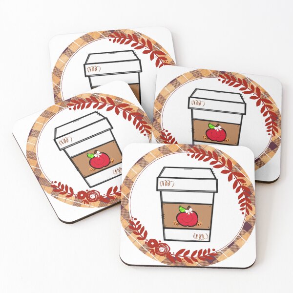 Item preview, Apple Latte, Apple Macchiato, Apple Cinnamon, Apple Spice designed and sold by Spike The Punch Design Co..