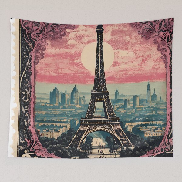 Item preview, Postcards from Paris: Eiffel Tower Stamp Edition designed and sold by Vintagestamps.