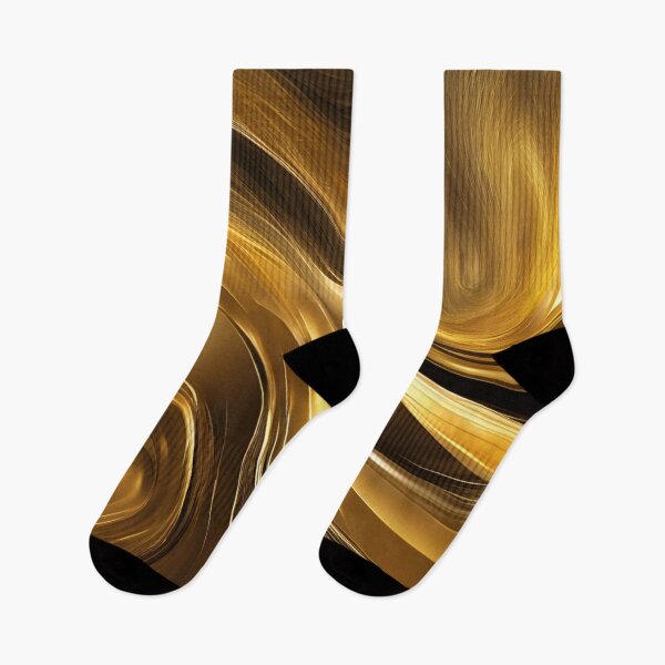 Item preview, Flowing gold wave pattern designed and sold by Have Mercy.