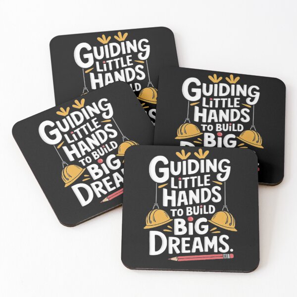Item preview, Guiding Little Hands to Build Big Dreams - Inspirational Teacher Design designed and sold by love3617.
