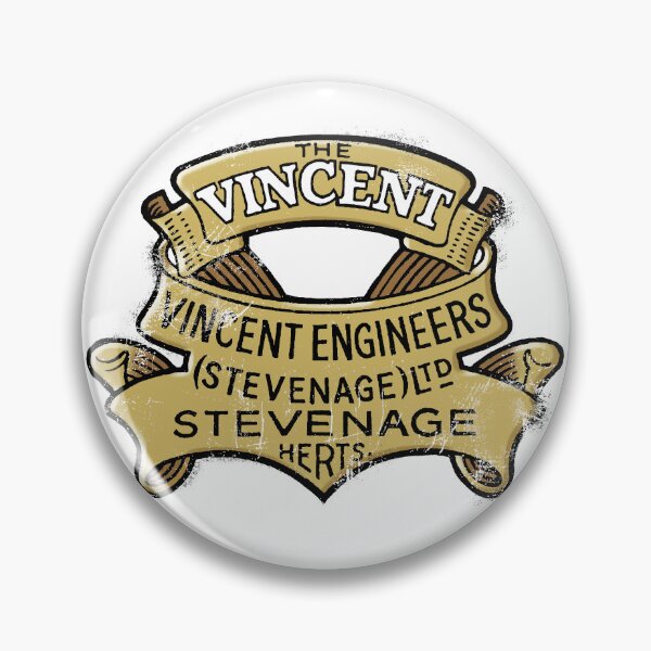 Item preview, Classic British Motorcycle Company - Vincent Engineers - Distressed Logo designed and sold by vintageracer.