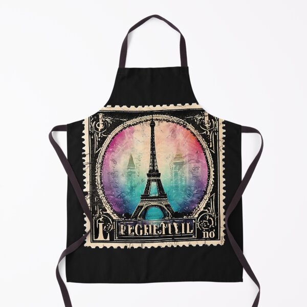 Item preview, Echoes of Paris: Eiffel Tower in Vintage Post designed and sold by Vintagestamps.