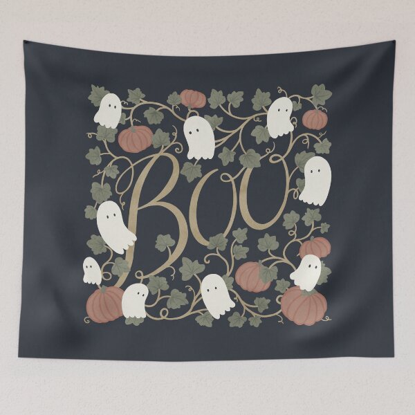 Item preview, Boo! (Cute Ghosts in the Pumpkin Patch) designed and sold by littleclyde.