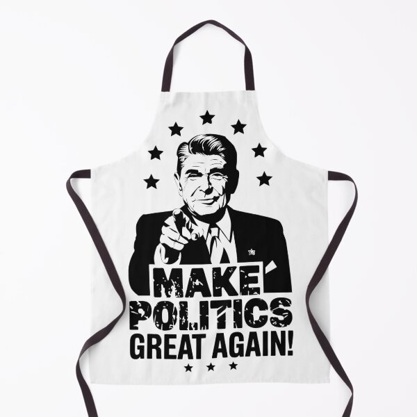 Item preview, Make Politics Great Again with Reagan designed and sold by StuffUNeed2Wear.