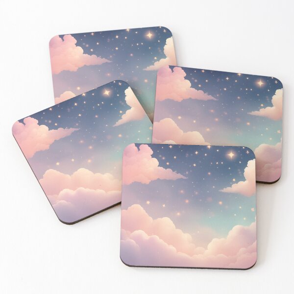 Item preview, Dreamy cloudscape with starry skies pattern designed and sold by Have Mercy.