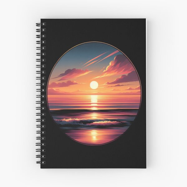 Item preview,  Vibrant Sunset Over Calm Ocean Waves designed and sold by IllumeInk.